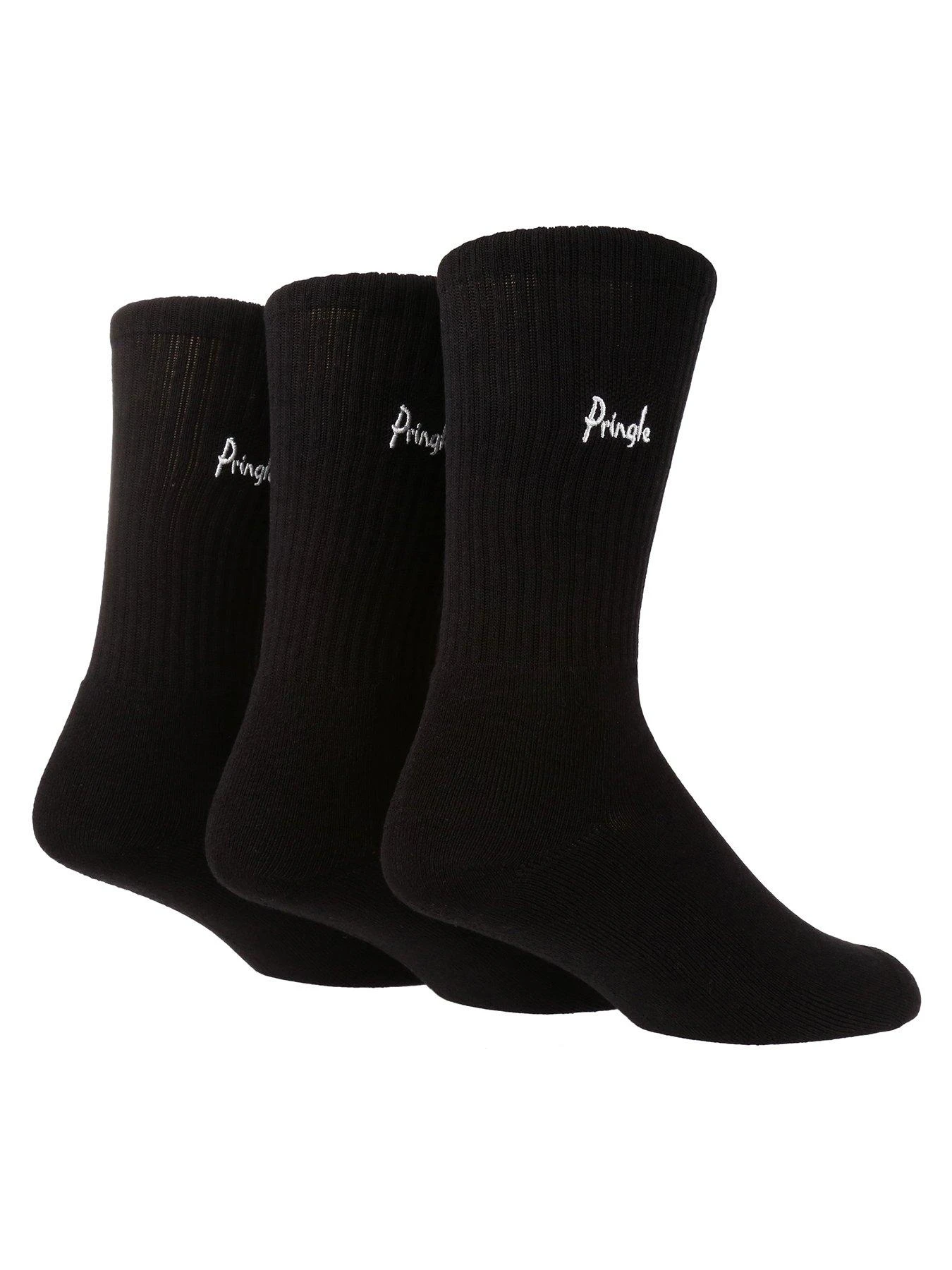 PRINGLE Cotton Blend Half Cushioned Sports Socks - 3 Pack 3 PRINGLE Cotton Blend Half Cushioned Sports Socks - 3 Pack
