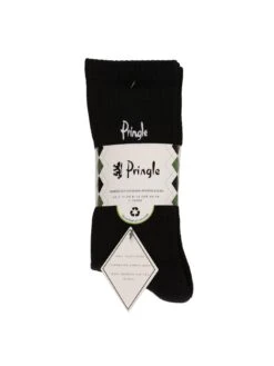 PRINGLE Cotton Blend Half Cushioned Sports Socks - 3 Pack 7 PRINGLE Cotton Blend Half Cushioned Sports Socks - 3 Pack -Barbou Clothing Shop VQ8RF SQ3 0000000004 BLACK SLd1