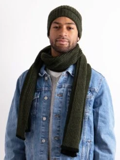 TOTES Hat And Scarf Set -Barbou Clothing Shop VQA5G SQ2 0000000047 GREEN MDf