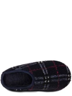 TOTES Icon Borg Check Eva Slippers -Barbou Clothing Shop VQA5M SQ4 0000000048 NAVY SLt
