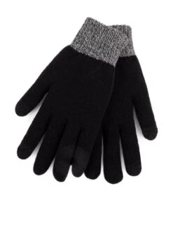 TOTES Thermal Double Lined Knitted Smartouch Gloves