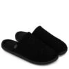 TOTES Isotoner Airtex Suedette Mule Slipper - Black -Barbou Clothing Shop VQA6Y SQ1 0000000004 BLACK SLs