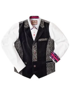 Joe Browns Joe Browns Party Hard Waistcoat - Black -Barbou Clothing Shop VRRQW SQ5 0000000004 BLACK MDd1