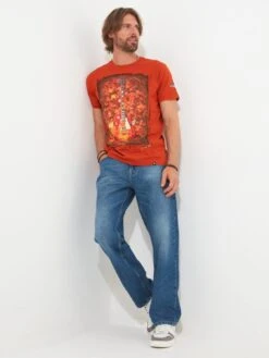 Joe Browns Autumn Tunes T-shirt - Dark Orange -Barbou Clothing Shop VRRR6 SQ3 0000000948 DARK ORANGE MDo