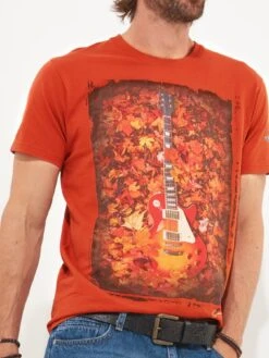 Joe Browns Autumn Tunes T-shirt - Dark Orange -Barbou Clothing Shop VRRR6 SQ4 0000000948 DARK ORANGE MDd