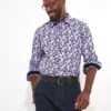 Joe Browns Joe Browns Fresh Winter Floral Long Sleeve Shirt - Light Purple -Barbou Clothing Shop VRRRL SQ1 0000001367 LIGHT PURPLE MDf