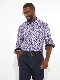 Joe Browns Joe Browns Fresh Winter Floral Long Sleeve Shirt - Light Purple