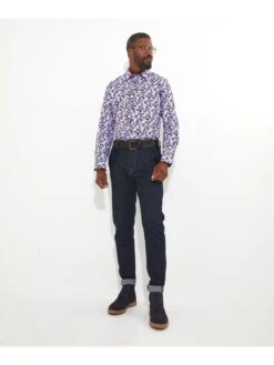 Joe Browns Joe Browns Fresh Winter Floral Long Sleeve Shirt - Light Purple -Barbou Clothing Shop VRRRL SQ3 0000001367 LIGHT PURPLE MDo