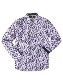 Joe Browns Joe Browns Fresh Winter Floral Long Sleeve Shirt - Light Purple -Barbou Clothing Shop VRRRL SQ4 0000001367 LIGHT PURPLE MDd