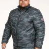 D555 Camo Printed Padded Jacket -Barbou Clothing Shop VRUXL SQ1 0000000047 GREEN MDf