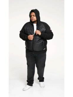 D555 Raglan Sleeve Bonded Fleece Lined Jumper - Black -Barbou Clothing Shop VRUXR SQ5 0000000004 BLACK MDd1