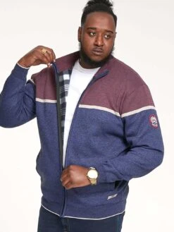 D555 Zip Jumper With Bonded Fleece Lining