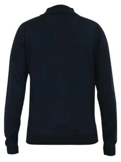 D555 Knitted Polo With Vertical Stripes -Barbou Clothing Shop VRUYA SQ6 0000000048 NAVY MDd2