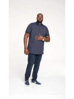 D555 S/S Jacquard Jersey Polo -Barbou Clothing Shop VRUYI SQ4 0000000048 NAVY MDd