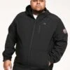 D555 Soft Shell Hooded Jacket - Black -Barbou Clothing Shop VRUYQ SQ1 0000000004 BLACK MDf